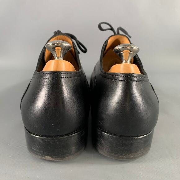 JOHN LOBB Size 9 Black Leather Pointed Toe Lace Up Shoes main image 6